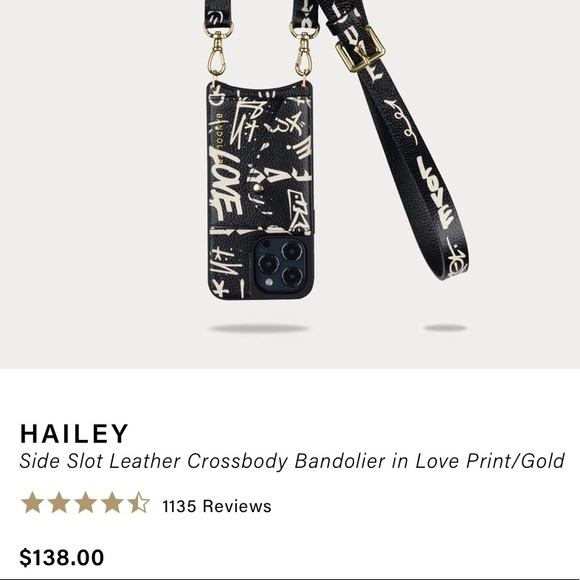 Bandolier Accessories - Bandolier Hailey (Love Print) 13Pro iPhone case (brand new, still in box)